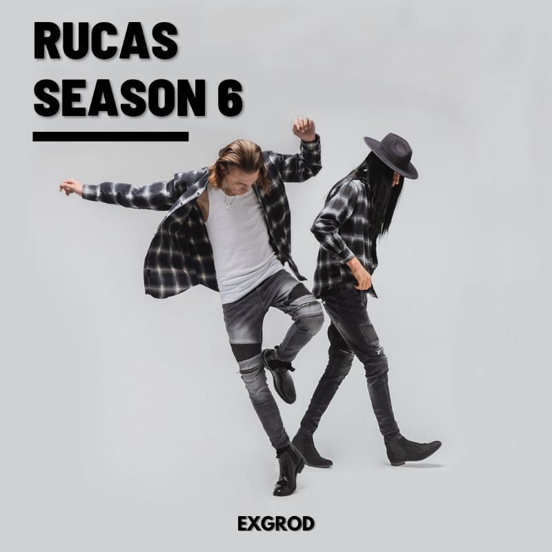 RUCAS SEASON 6 ZIPPER BIKER JEANS (BLACK) / 30