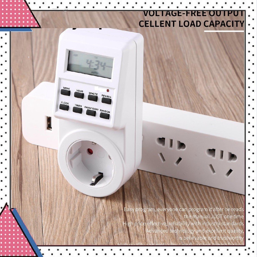 Elektronik Digital Timer Multifungsi u/ Peralatan Rumah Tangga - Promo