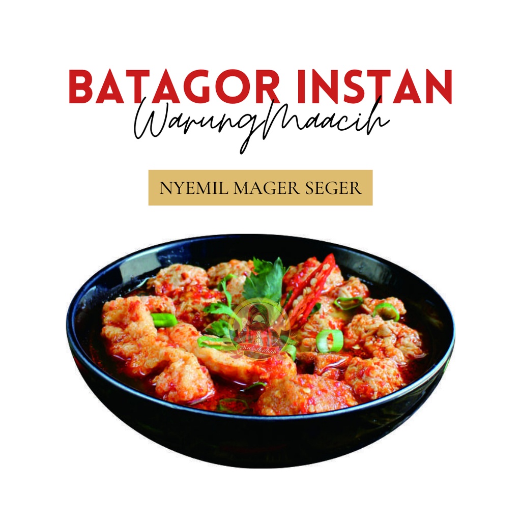 

Batagor Kuah Instan Komplit Pedas Original Maacih Cemilan Instan Segar Bandung 120gr