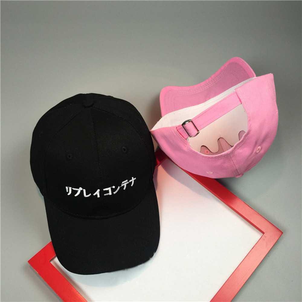 Topi Baseball Japanese Letter Katakana ( Mughnii )