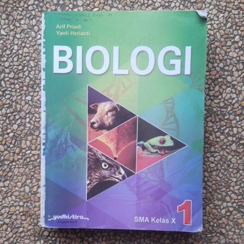 buku Biologi sma kelas 10.11.12 revisi Kurikulum 13.Yudhistira-Bio 10 tanpa cover