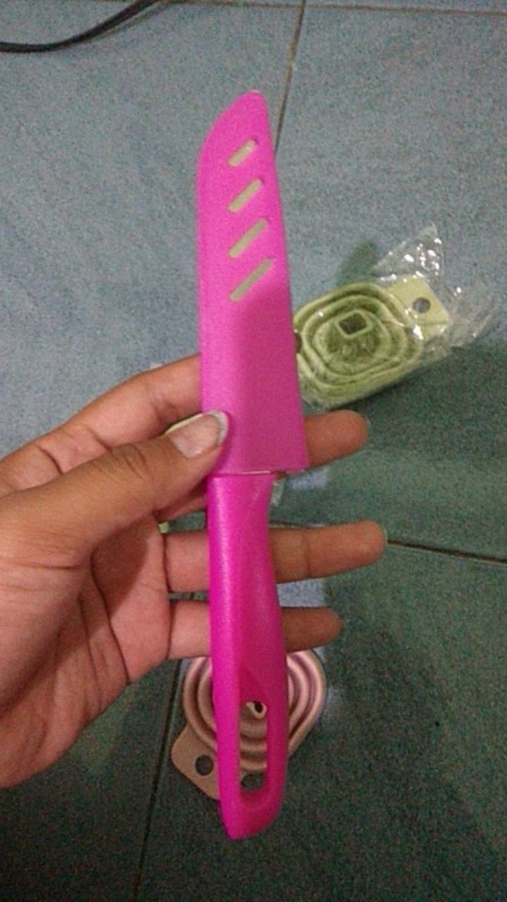 Pisau Apel / Pisau Buah Warna / Pisau Dapur Tajam / Pisau Sarung Murah 10171