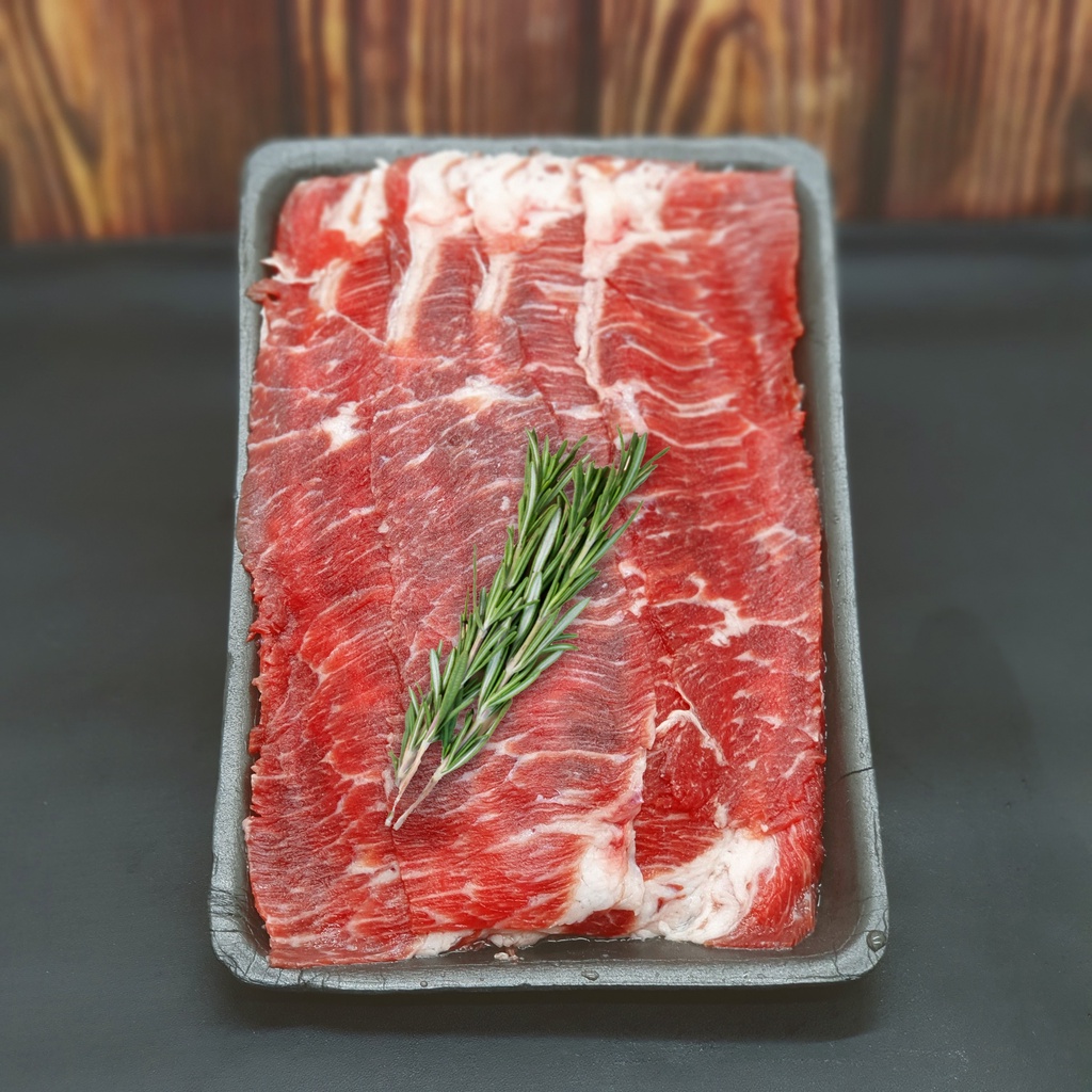 

Daging Cuberoll Slice Empuk Impor Kemasan 500g
