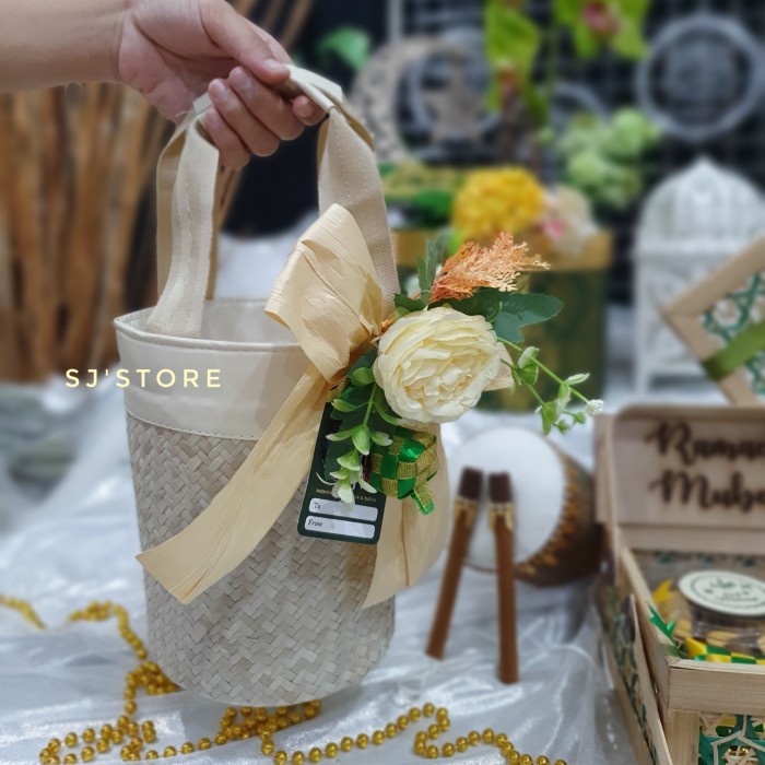 

Aksesoris tas dekorasi hiasan hampers lebaran idul fitri
