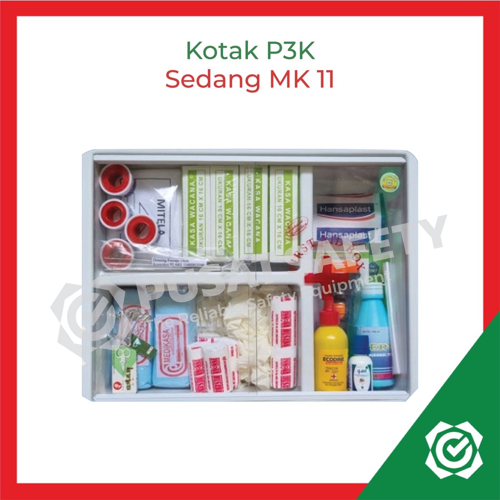 Kotak P3K MK11 First Aid Box Boks Obat Sedang