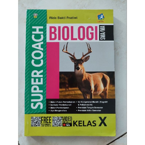 Buku Biologi Super Coach Kelas 10 Yrama Widya