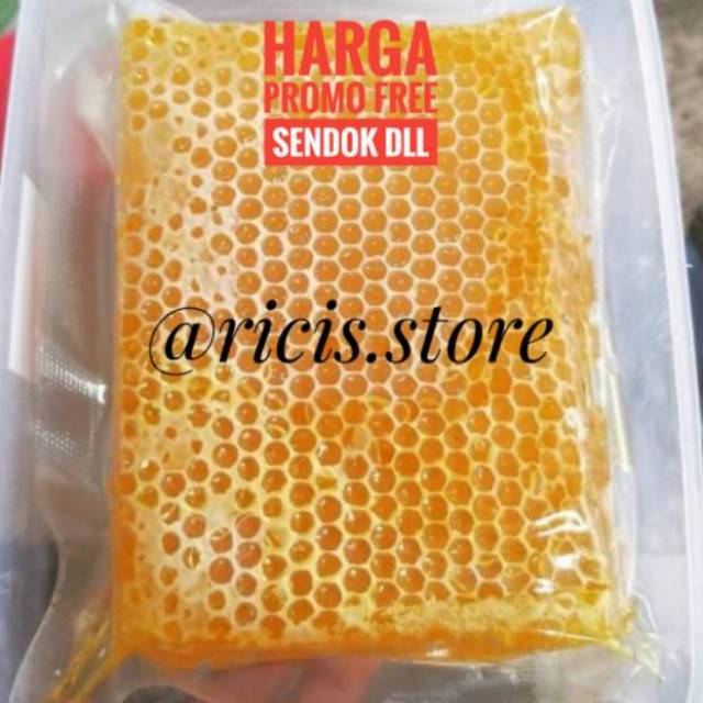 PROMO!!! Madu sarang asli murni epis melifera netto 250  gram sarang madu asli madu mentah sarang madu raw honey honeycomb madu ricis