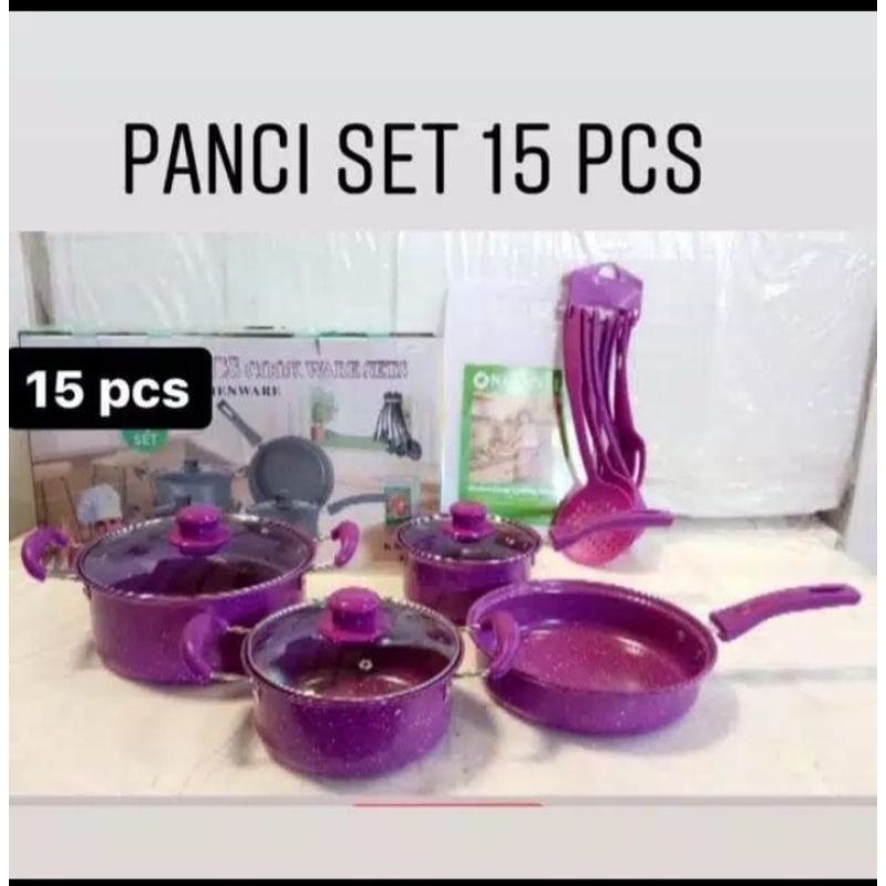 PANCI SET 15 PCS