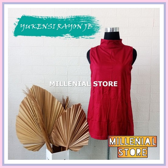 At Youra Oversize Crinkle Blouse Atasan Wanita Remaja Murah Kerut Manset Atasan Rayon Buntung Jumbo 