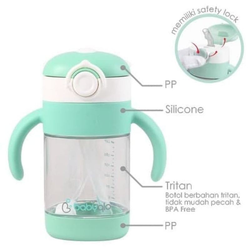 BABYQLO KOALA BABY STRAW CUP WITH HANDLE BQ7004