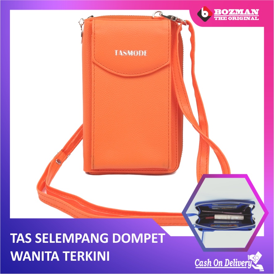 TAS MODE SELEMPANG WANITA KANTONG 1 PU LEATHER PREMIUM TERMURAH