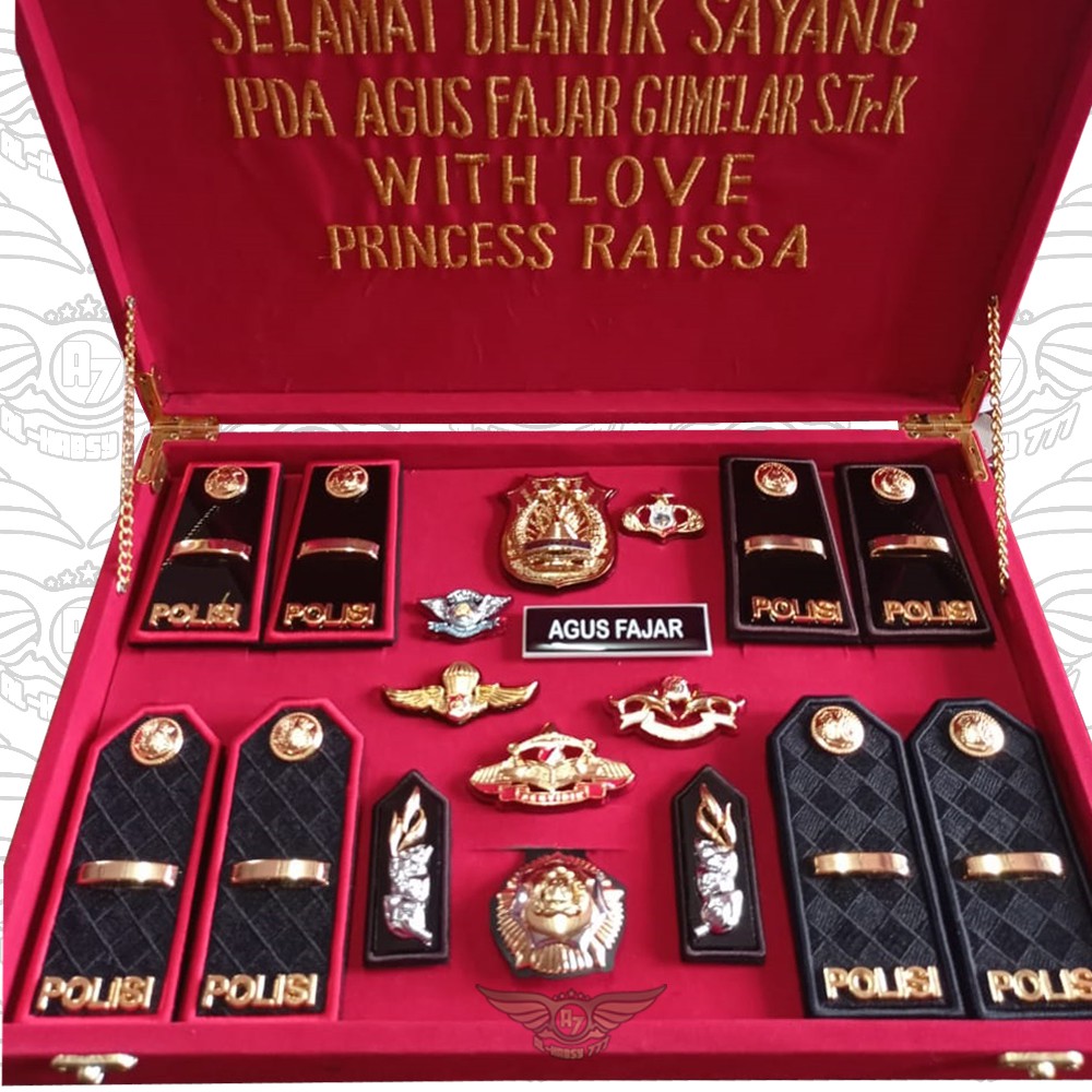 PANGKAT BOX PULL SET JATAH perwira ipda