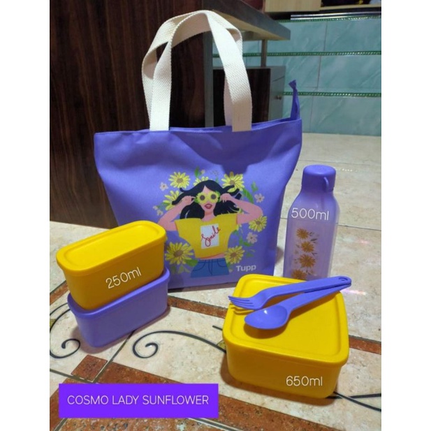 

Cosmo Lady Sun Flower Tupperware