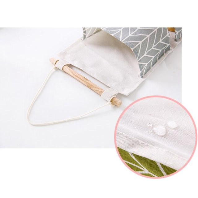 FUTAKO Pouch Gantung 3 Sekat Storage Bag Gantung Motif / Organizer 3 Sekat WARNA RANDOM