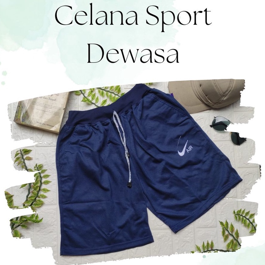 CELANA PENDEK PRIA DEWASA OLAHRAGA RUNNING SWIMMING GYM