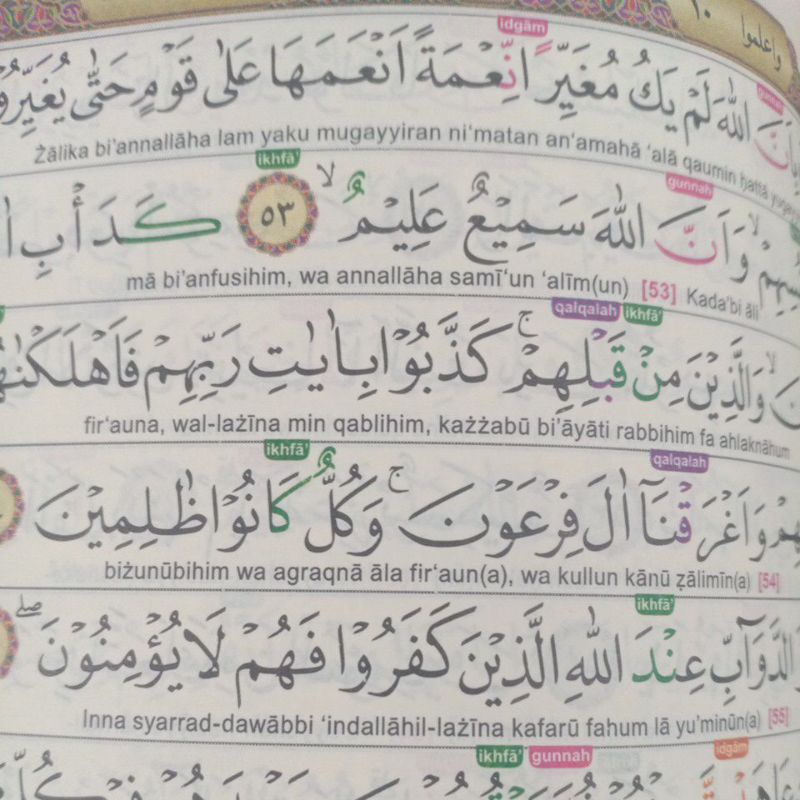 Quran Al Karim Latin Terjemahan A4 Besar
