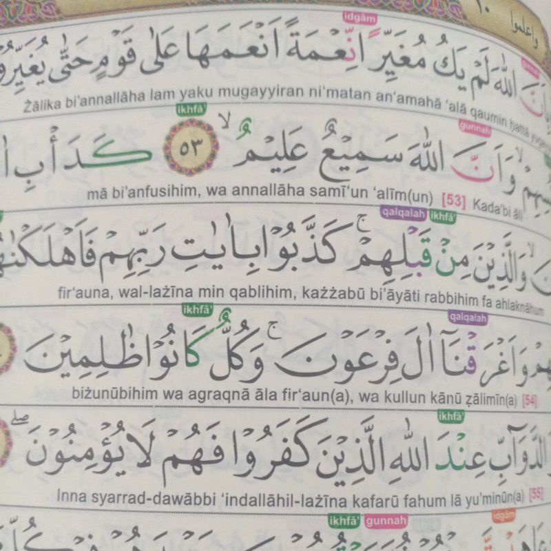 Quran Al Karim Latin Terjemahan A4 Besar