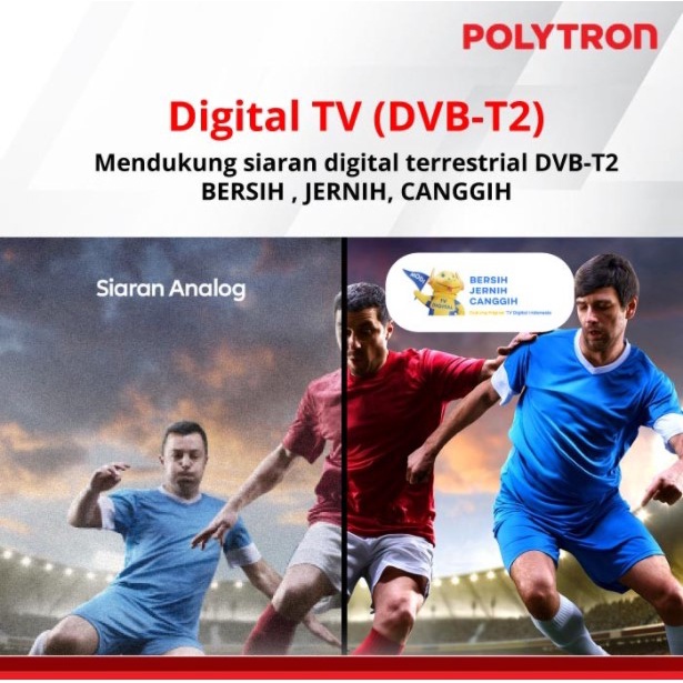 Polytron LED Digital TV 43&quot; Full HD FHD Soundbar Cinemax PLD 43BV1558