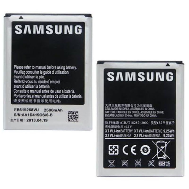 battery/baterai/batre Samsung note 1 N7000/I9220 original