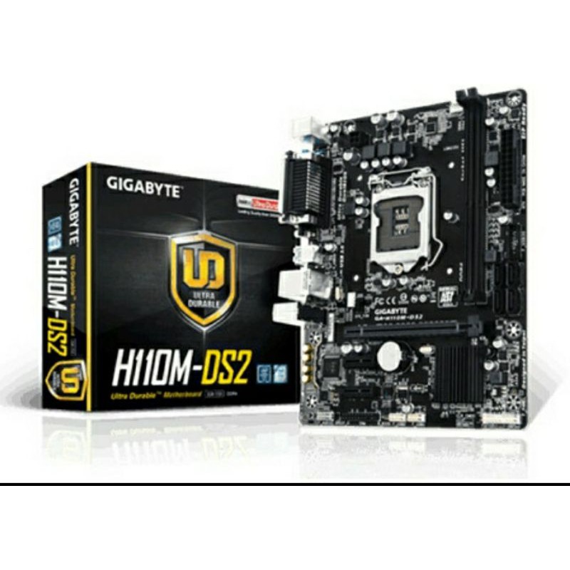 Motherboard Gigabyte H110M DS2  Garansi Resmi