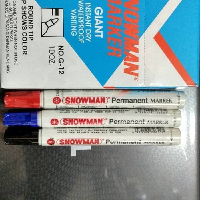 

Spidol Snowman Permanent /lusin