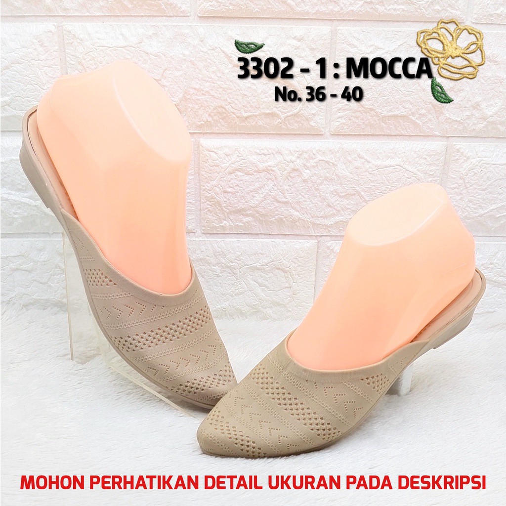 Sandal Wanita Balance 3302 1 Motif Rajut Jelly Import Original Ringan Empuk Nyaman Awet Anti Slip