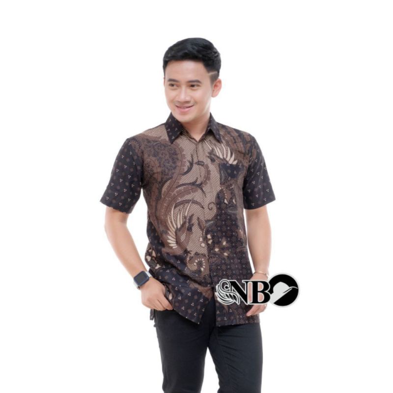 NEW MOTIF KEMEJA BATIK LENGAN PENDEK, BAJU BATIK MODERN SIZE JUMBO M,L,XL,XXL,XXXL,4L,5L,6L,7L,8L,9L,10L