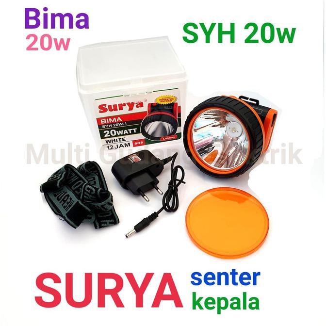 SENTER KEPALA SURYA BIMA SYH 20 W 1 20 WATT