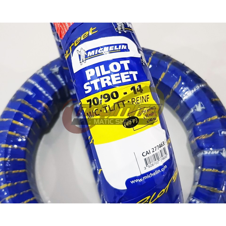 Ban Motor Tubeless Michelin Pilot Street 70/90 - 14 Vario Beat Scoopy