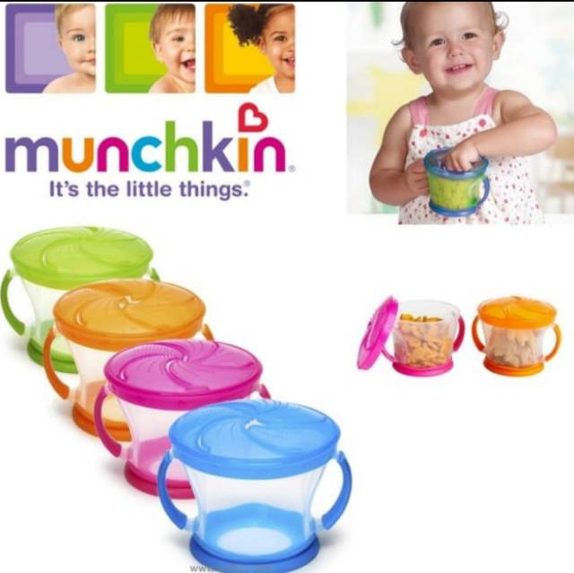 MUNCHKIN Baby Snack Catcher Tempat Camilan Bayi Snack Container