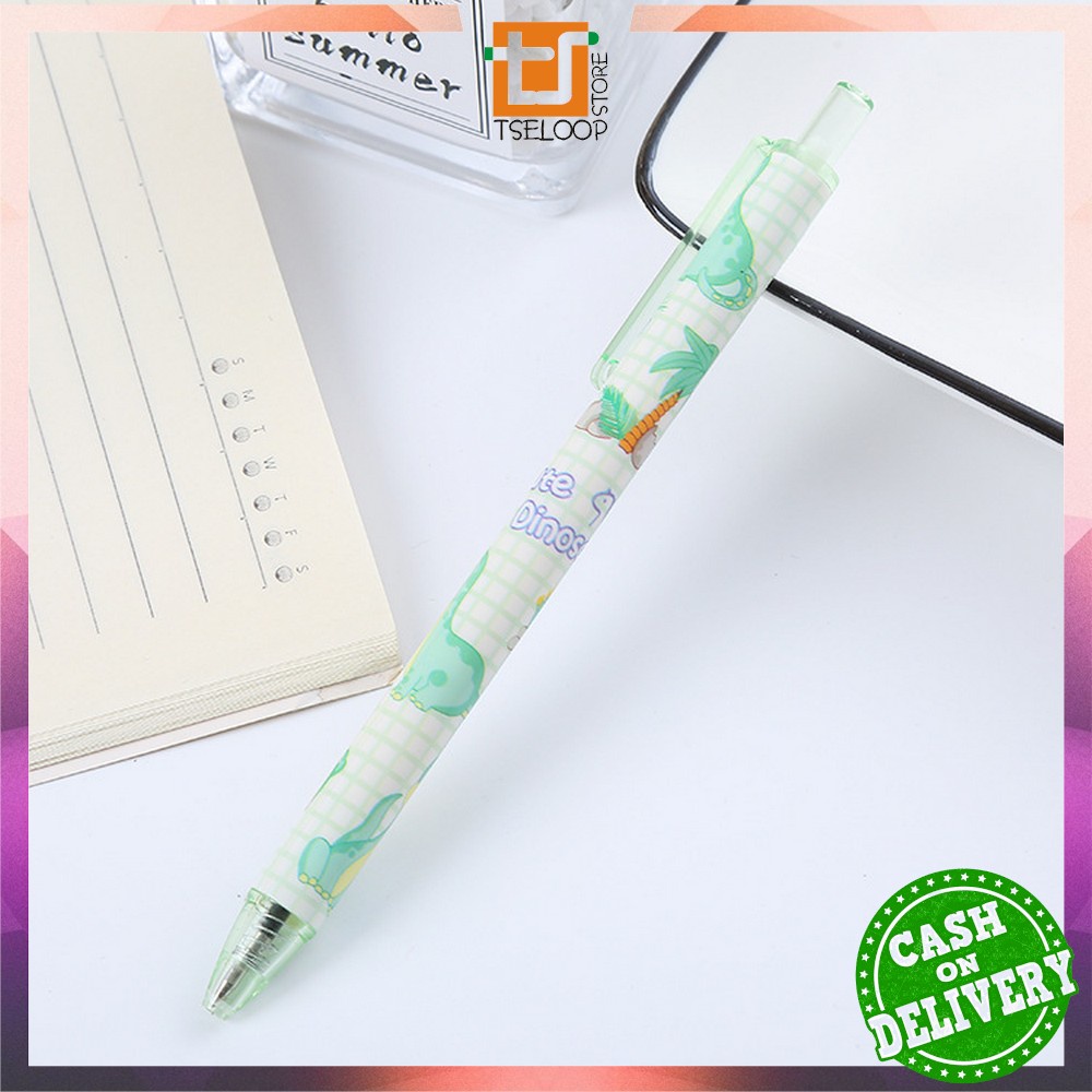 

OFM-A35 Pen Gel Mekanik Motif Cartoon Dinosaur / Pulpen Pelajar Dan Kantor Pena Lucu Motif Dino Imut