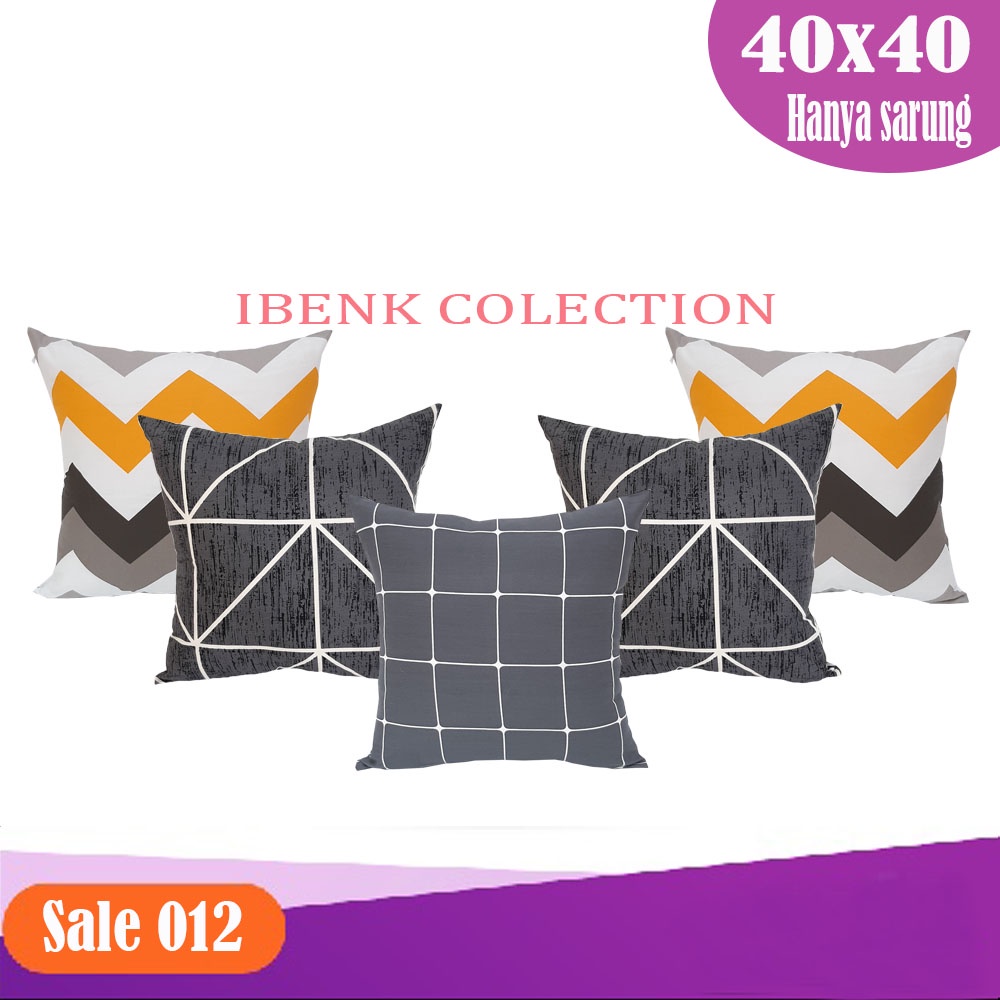 New arrival - 50X50 Paket sarung bantal Sofa / Sarung Bantal Sofa /Bantal Sofa