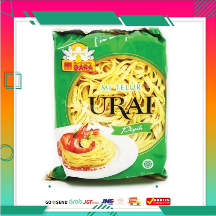 

Burung Dara Mie Telur Urai Pipih 140 g