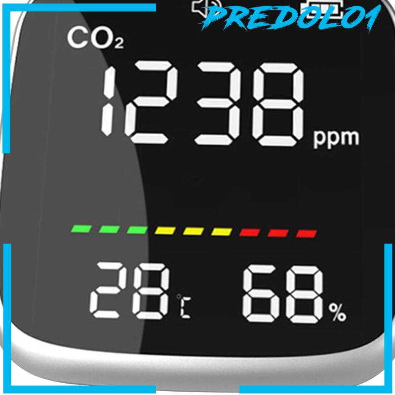 (Predolo1) Co2 Termometer Detektor Ambient Co2 Portable Untuk Ruang Kelas