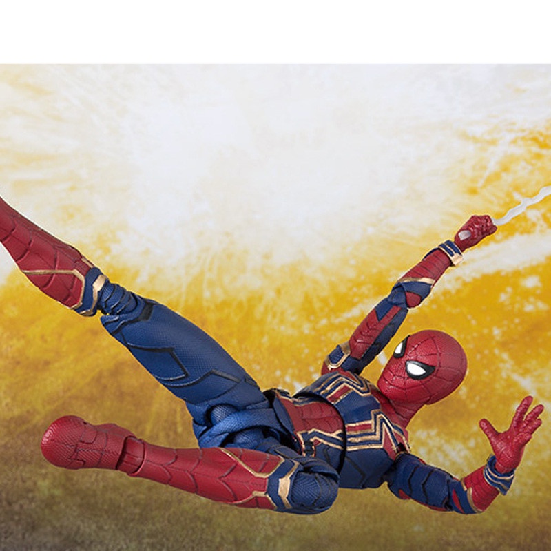 Mainan Action Figure Marvel The Avengers 3 Infinity WarPVC Spiderman Dapat Bergerak Untuk Anak