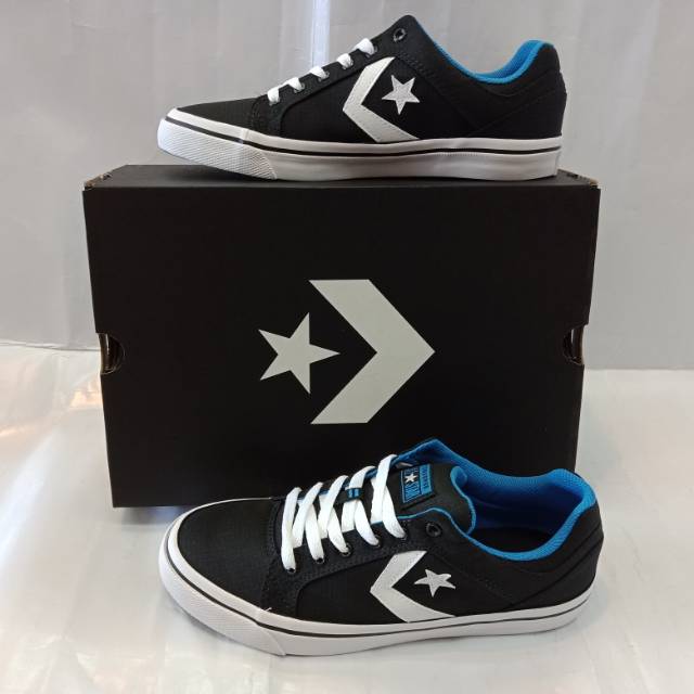 Sepatu Cassual Converse EL Distrito ox blk blue