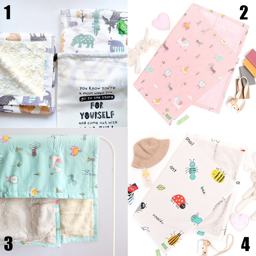Selimut Bayi Mabel Downy Malilkids Baby Blanket