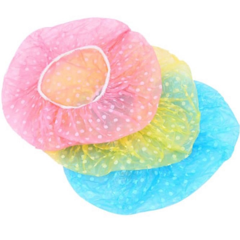 Shower Cap POLKADOT / Topi Mandi / WaterProof