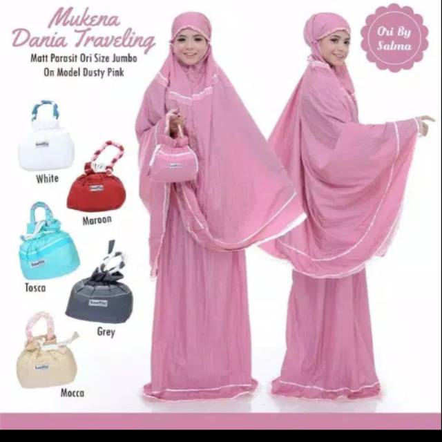 Mukena parasut traveling jumbo