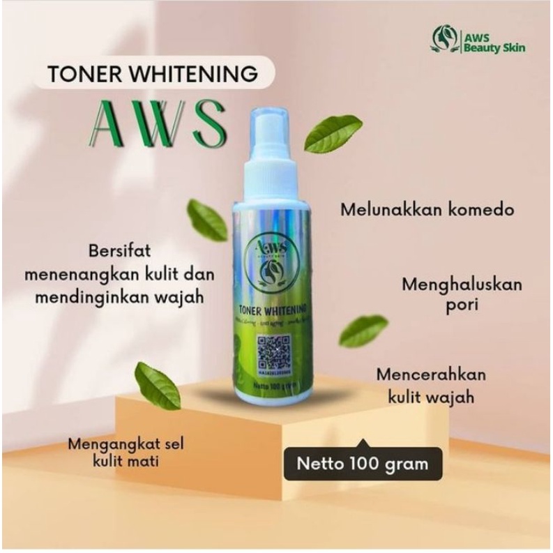 TONER WHITENING AWS BEAUTY SKIN