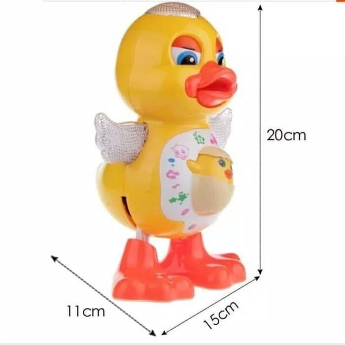 Dancing duck mainan edukasi anak bebek dance menari robot bebek musik lucky duck