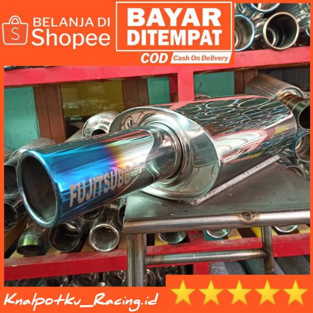 KNALPOT MOBIL-KNALPOT MOBIL FUJITSUBO BURNTIPE-KNALPOT BASS-KNALPOT TERMURAH