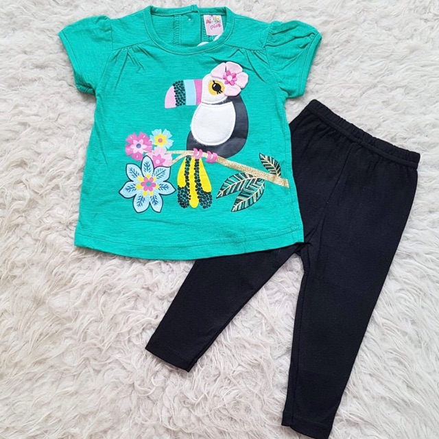 Baju Bayi Casual Legging Set