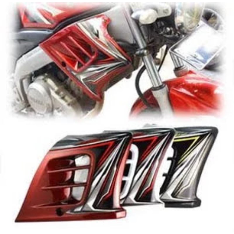 grill tangki vixion old/sayap kecil vixion old warna hitam,merah,putih