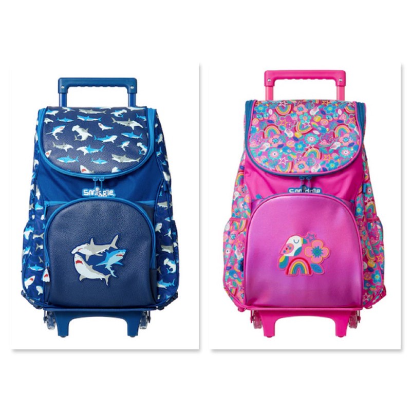 Smiggle Whirl Light Up Trolley Backpack