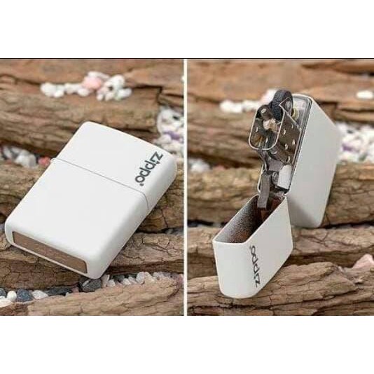 BISA COD - READY STOCK ZIPPO COLOUR MATTE // COLOUR DOPP BONUS + BATU ZIPPO 6 BUTIR - RANDOM