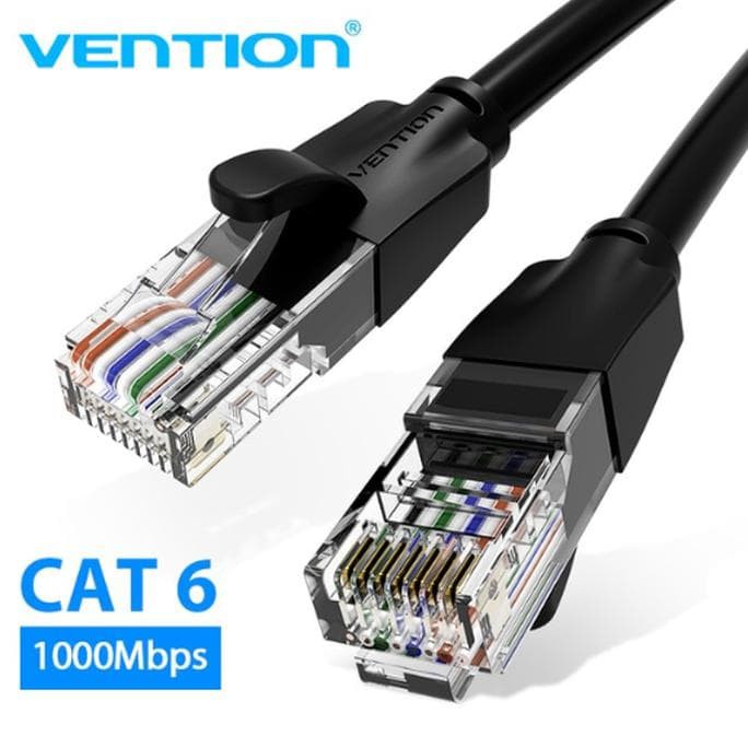 Vention IBC 1M Kabel Lan RJ45 Cat6 Cat.6 Gigabit UTP (ROUND)