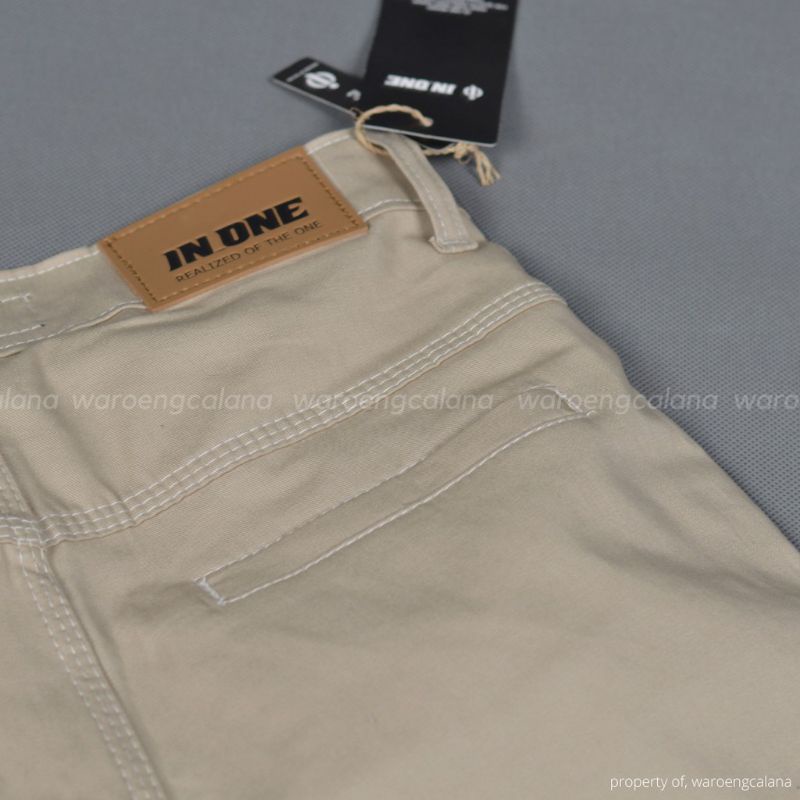 CELANA PANJANG CHINO CREAM BIG SIZE 36.38.40.42 CHINO PRIA BIG SIZE