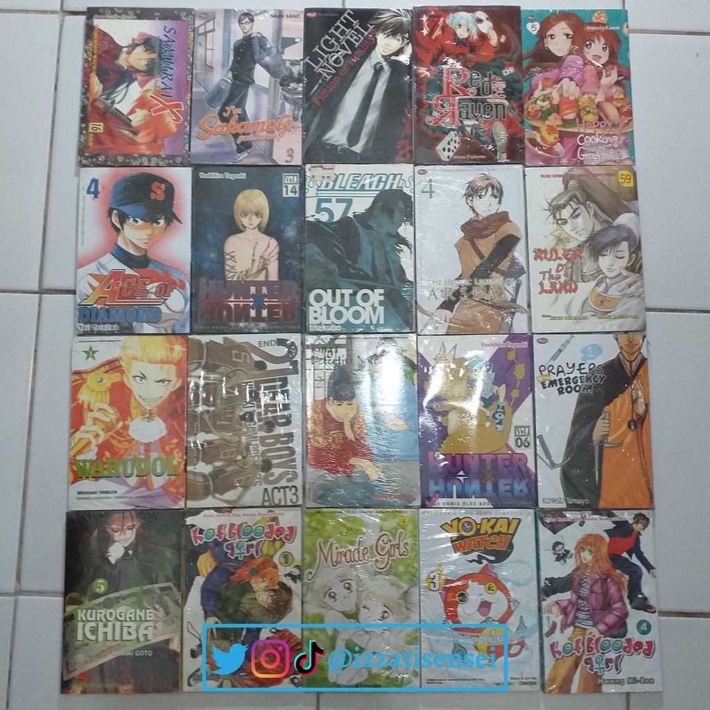 Komik murah segel Hunter x samurai Red Raven im sakamoto the heroic legend of arslan light novel fic