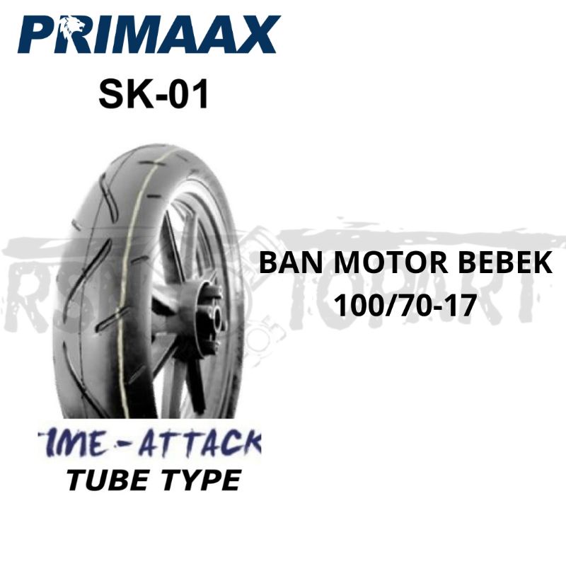 BAN LUAR MOTOR PRIMAAX SK 01 100/70-17 TUBETYPE BAN DONAT
